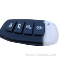 Custom 4 keys Hot Sale Silicone Rubber Car Key Covers Remote Silicone Key Case